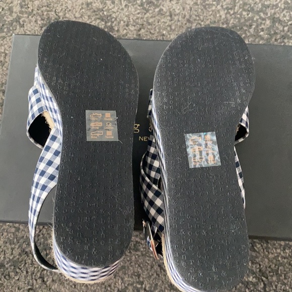 Rag & Bone Megan checkered Espadrilles sandals - Picture 7 of 9